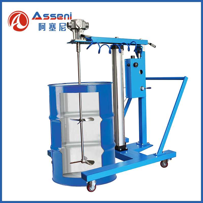 55加侖活塞式氣動馬達升降攪拌機噸桶200L油漆涂料攪拌器