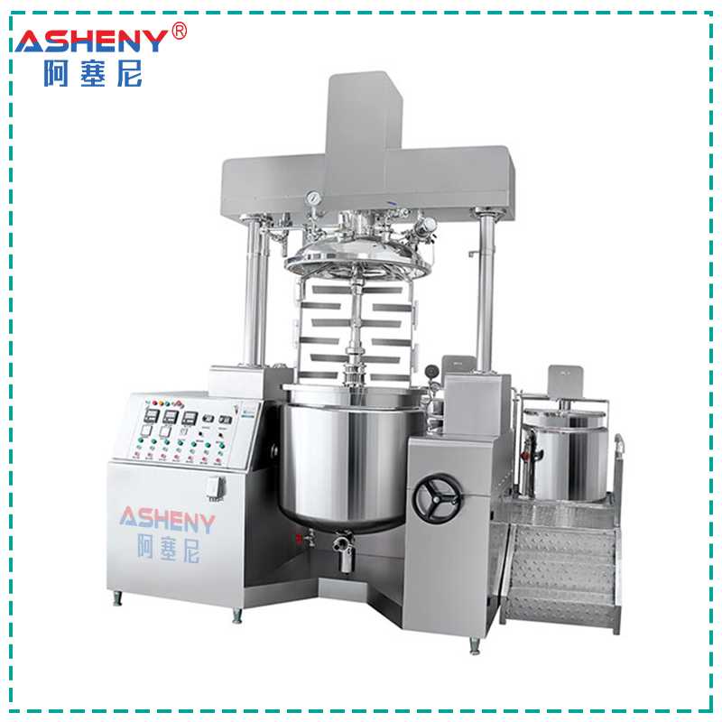 液壓升降式均質真空乳化機罐